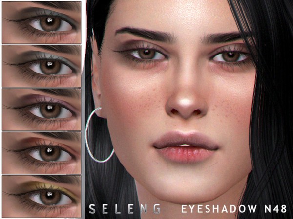  The Sims Resource: Eyeshadow N48 by Seleng
