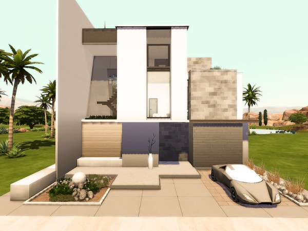  The Sims Resource: Ultra Modern Villa   No CC by Sarina Sims
