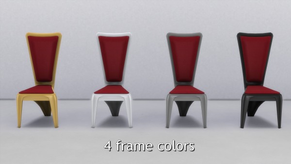  Mod The Sims: Luxury Dining Table and Chair by TheJim07