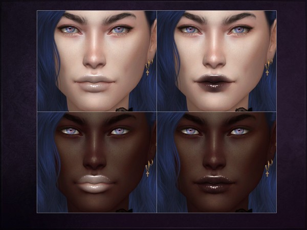  The Sims Resource: Neon Lipstick by RemusSirion