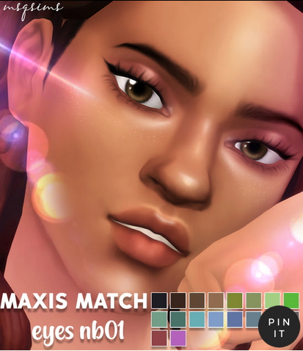  MSQ Sims: Maxis Match Eyes NB01