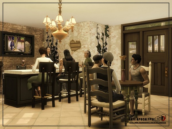  The Sims Resource: Cafe Apocalypse by Danuta720