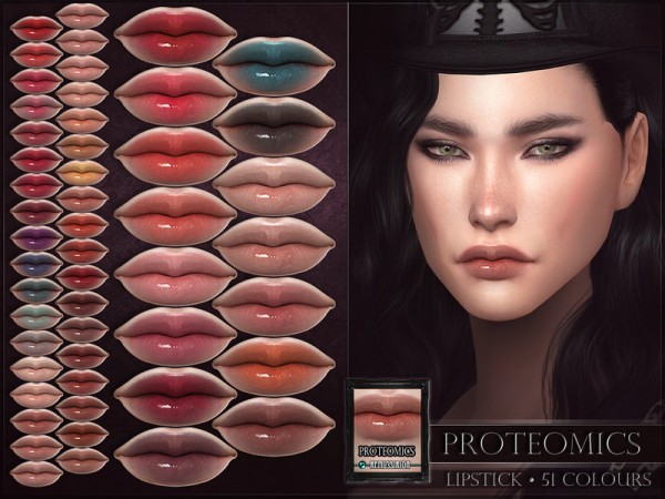  The Sims Resource: Proteomics Lipstick by RemusSirion