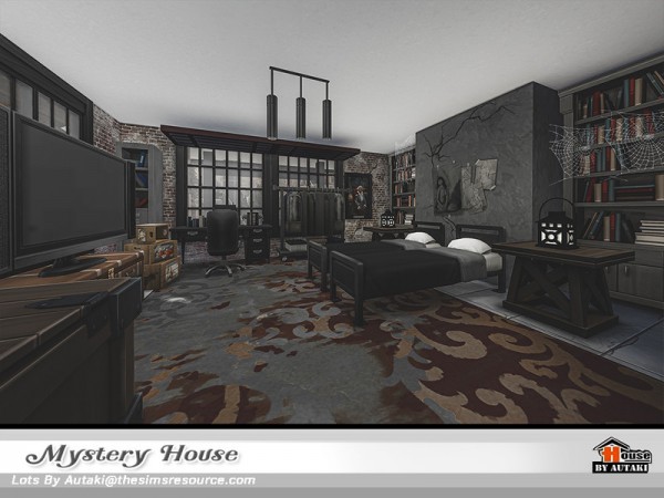  The Sims Resource: Mystery House NoCC by Autaki