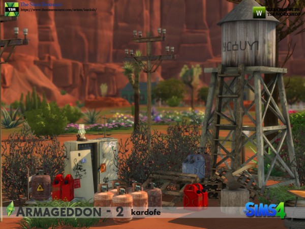  The Sims Resource: Armageddon Objects 2 by kardofe
