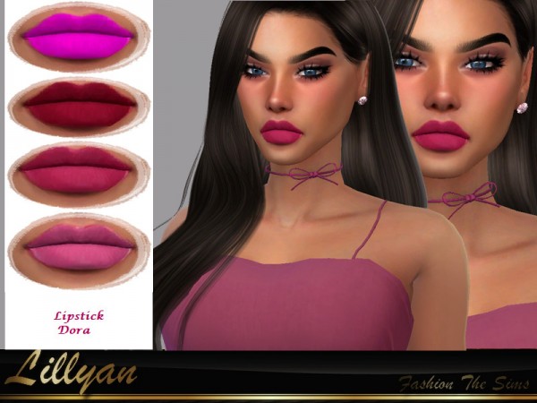  The Sims Resource: Lipstick Dora by LYLLYAN