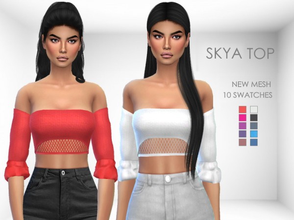  The Sims Resource: Skya Top by Puresim