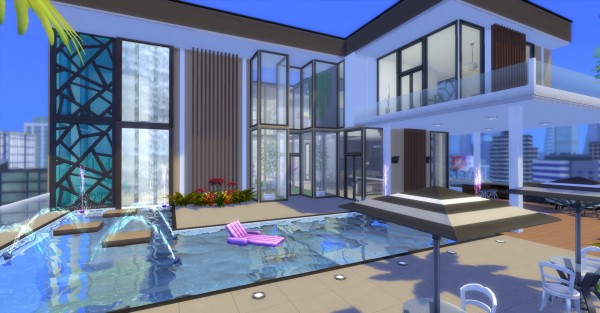  Mod The Sims: Courtyard Penthouse by mon8993