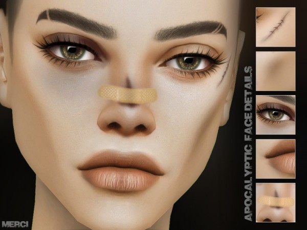  The Sims Resource: Apocalyptic Face Details by Merci