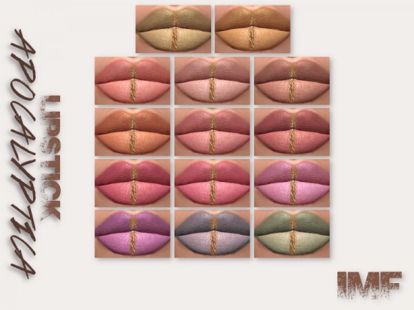  The Sims Resource: Apocalyptica Lipstick by IzzieMcFire