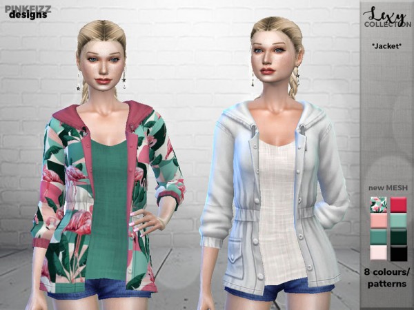 The Sims Resource: Lexy Jacket   PF93 by Pinkfizzzzz