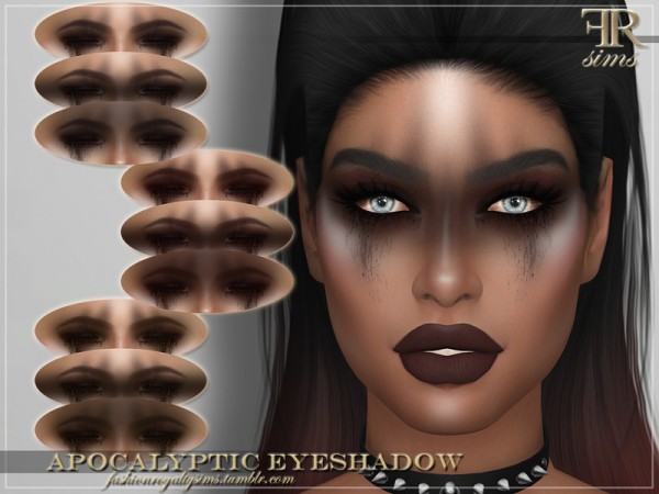  The Sims Resource: Apocalyptic Eyeshadow by FashionRoyaltySims