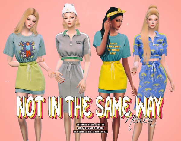  Newen: Not in the same way   Top and Skirt