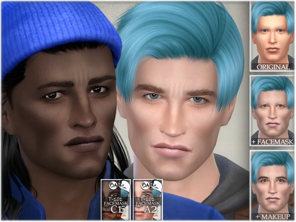  The Sims Resource: T 101 facemask by BAkalia