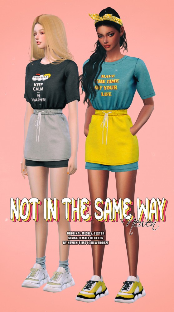  Newen: Not in the same way   Top and Skirt