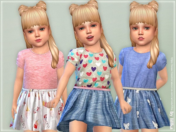  The Sims Resource: Toddler Dresses Collection P140 by lillka