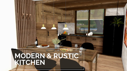  Dinha Gamer: Modern and Rustic Kitchen
