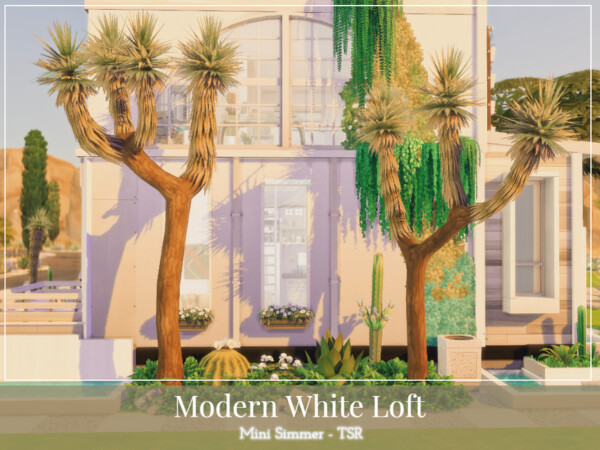 The Sims Resource: Modern White Loft by Mini Simmer
