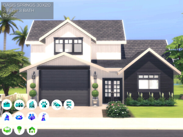 The Sims Resource: New American Home by Summerr Plays