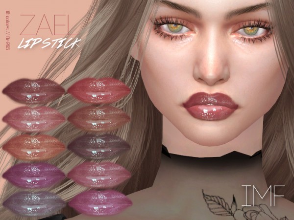  The Sims Resource: Zael Lipstick N.265 by IzzieMcFire