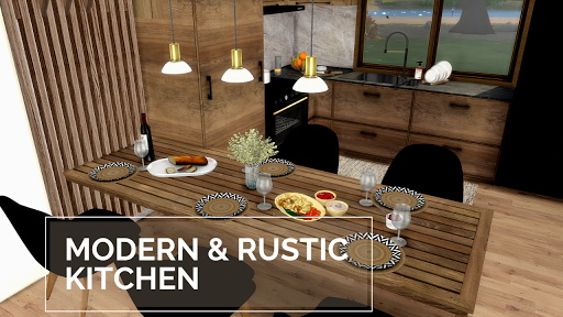  Dinha Gamer: Modern and Rustic Kitchen