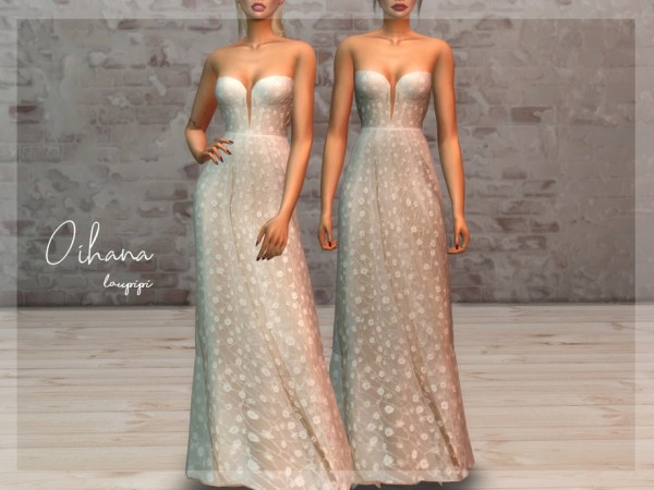  The Sims Resource: Oihana Dress by Laupipi