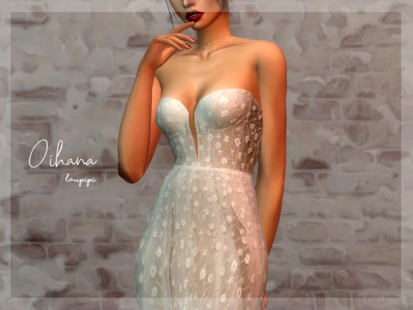  The Sims Resource: Oihana Dress by Laupipi