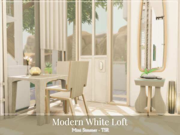 The Sims Resource: Modern White Loft by Mini Simmer