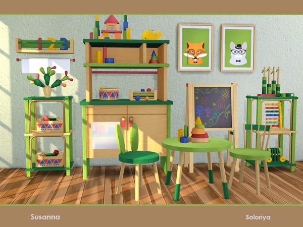  The Sims Resource: Susanna Kidsroom by Soloriya