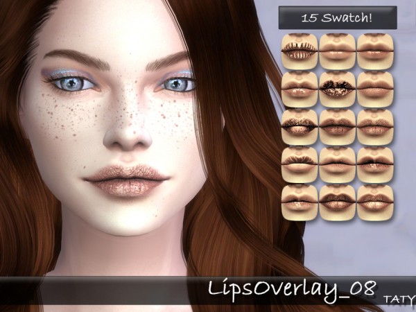  The Sims Resource: Lips Overlay 08 by taty