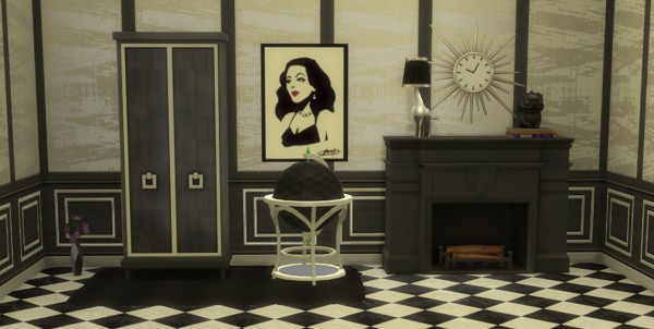  Mod The Sims: Modern Globe Bar by harlequin eyes