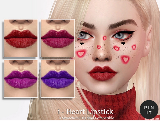 MSQ Sims: i Heart Lipstick