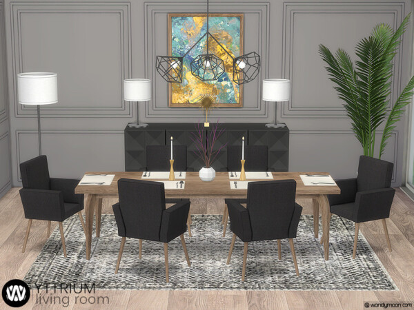 The Sims Resource: Yttrium Dining Room by wondymoon