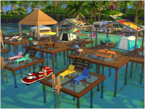 The Sims Resource: Open Sea Camping by lotsbymanal