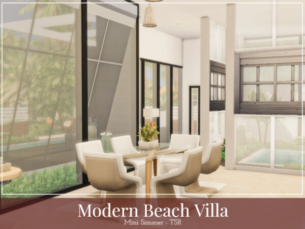 The Sims Resource: Modern Beach Villa by Mini Simmer