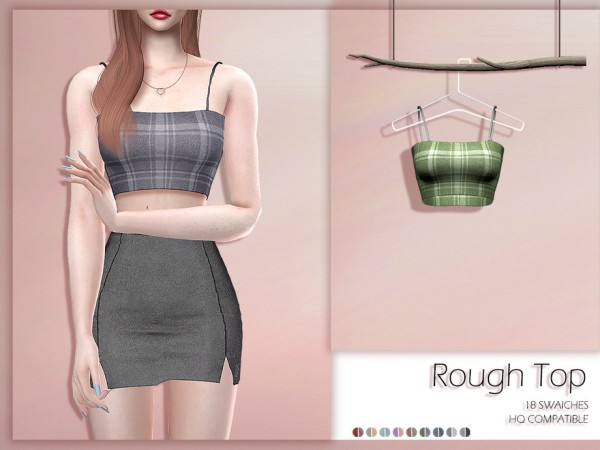  The Sims Resource: Rough Top by Lisaminicatsims