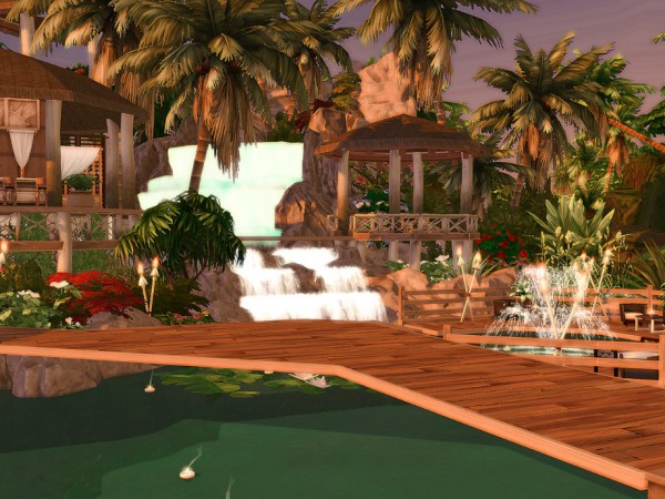  The Sims Resource: Tropical Restaurant   No CC by Sarina Sims