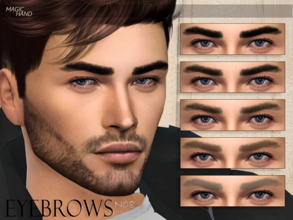  The Sims Resource: Eyebrows N08 by MagicHand