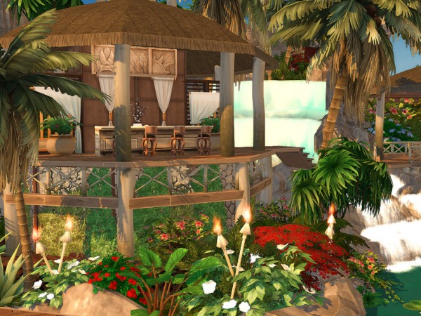  The Sims Resource: Tropical Restaurant   No CC by Sarina Sims