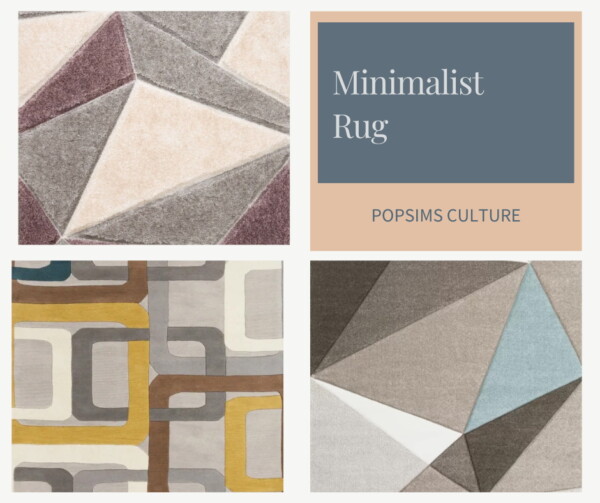 Pop Sims Culture: Minimalist rug
