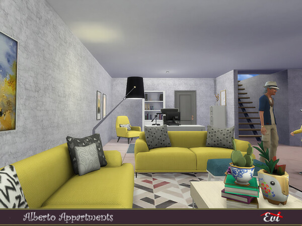 The Sims Resource: Alberto Apartments by Evi