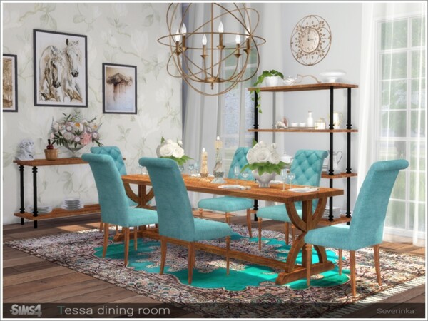 The Sims Resource: Tessa dining room by Severinka