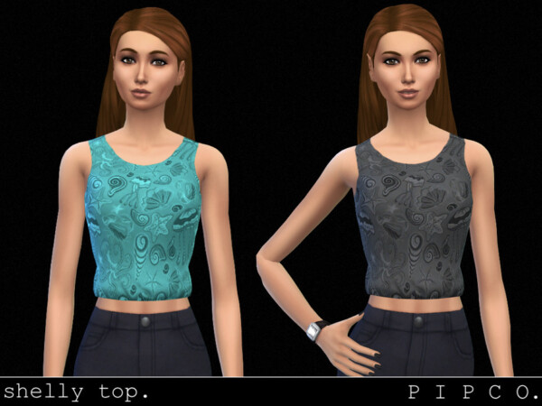 The Sims Resource: Shelly top by pipco