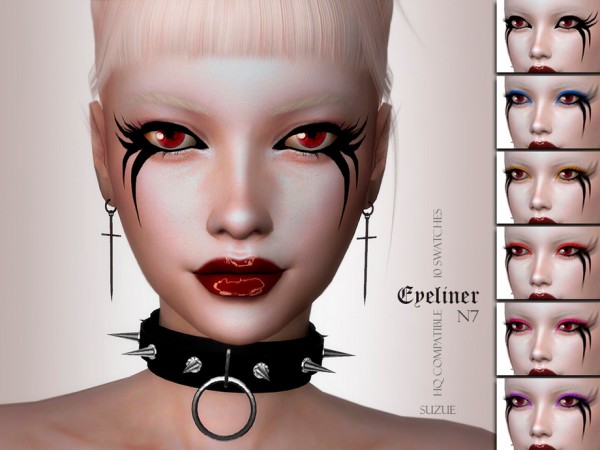  The Sims Resource: Eyeliner N7 by Suzue
