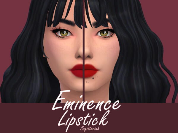 The Sims Resource: Eminence Lipstick by Sagittariah