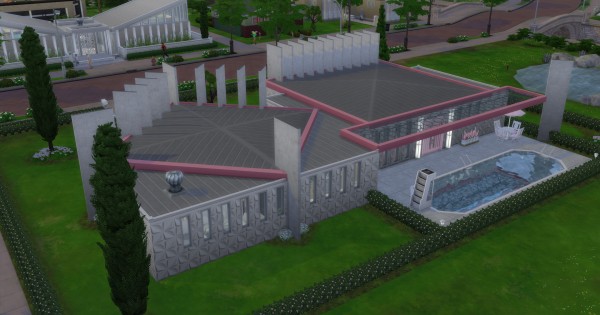  Mod The Sims: The Glendale   Mid Century Modern Googie Style Home by DominoPunkyHeart