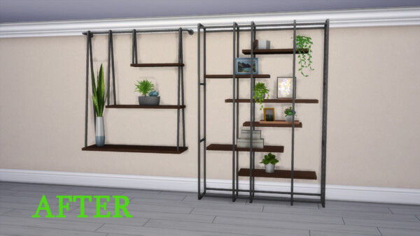 Mod The Sims: Eco Lifestyle Shelves Occluder Fix by simsi45