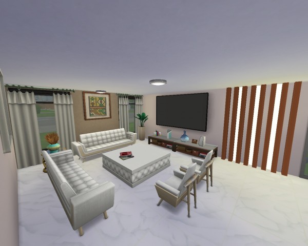  Mod The Sims: Almeida Livingroom by  dustyU