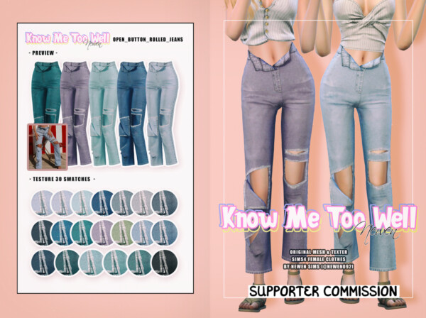 Newen: Know Me To Well collection   top and jeans