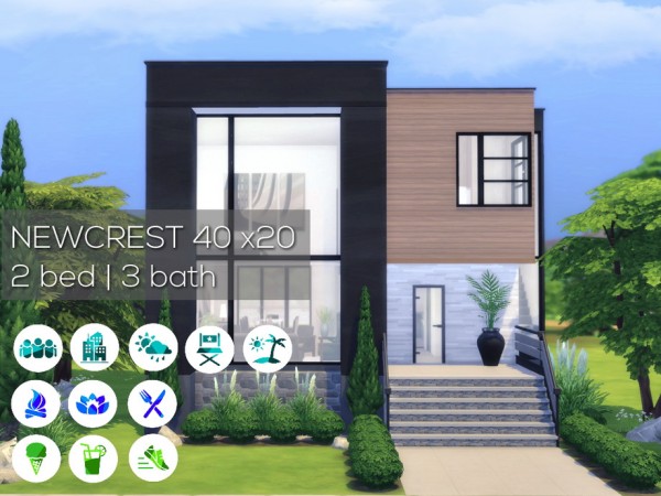  The Sims Resource: Modern Home Residential lot by  Summerr Plays